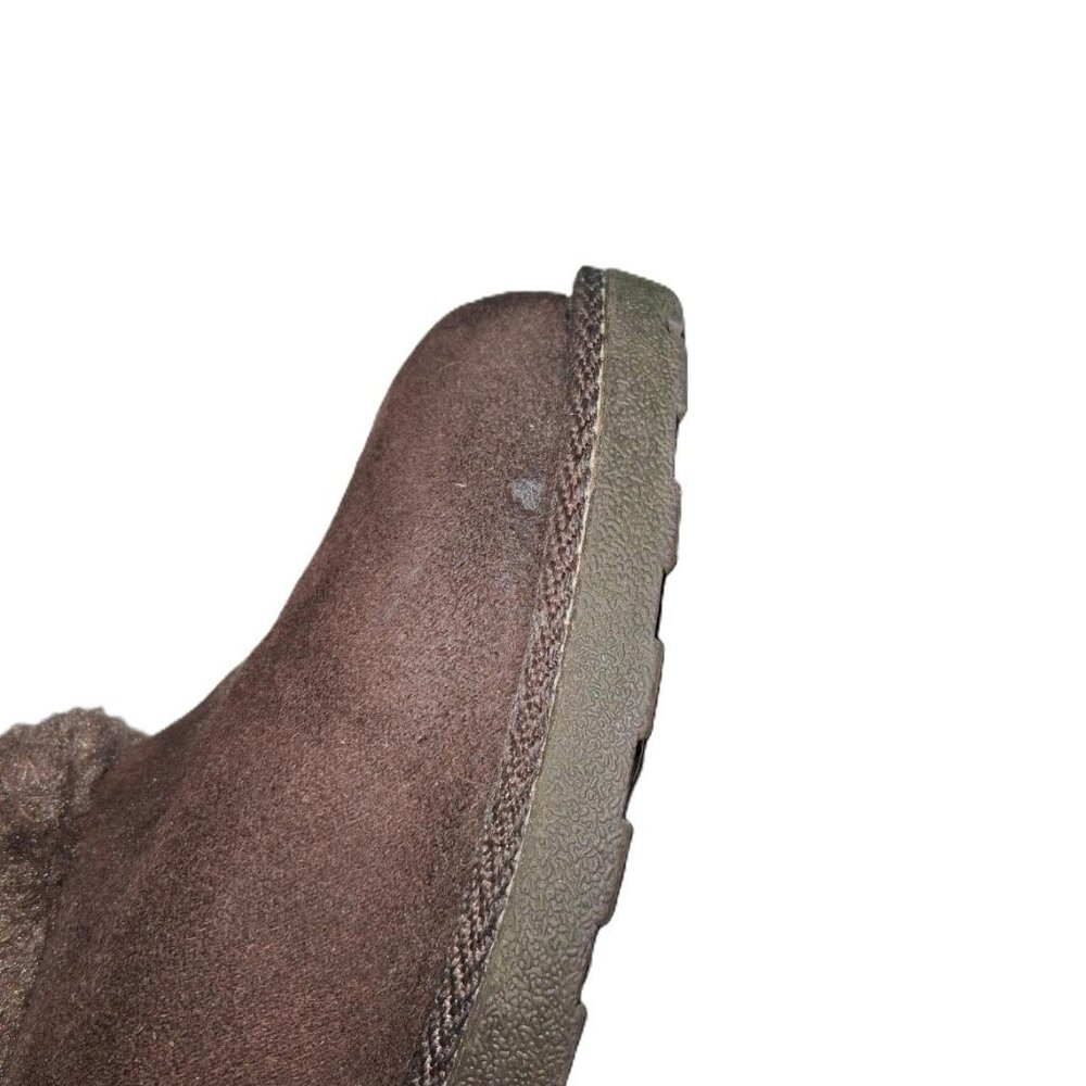 Arizona Brown Faux Suede Ankle Boots w/ Faux Fur Cuff | Women’s 7M - Picture 11 of 12